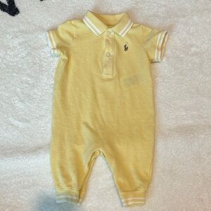 Ralph Lauren Soft Yellow Baby Bodysuit